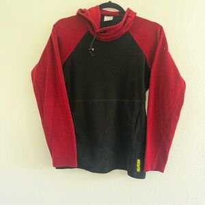 Melanzana Red and Black micro grid hoodie women’s Medium see details